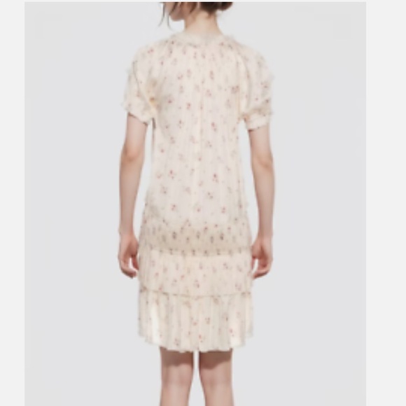 Ulla Johnson Nora Prairie Floral Satin Dress 10 - Picture 5 of 14